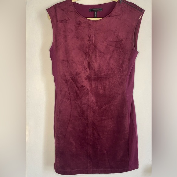 Burgundy velvet dress - Picture 1 of 2